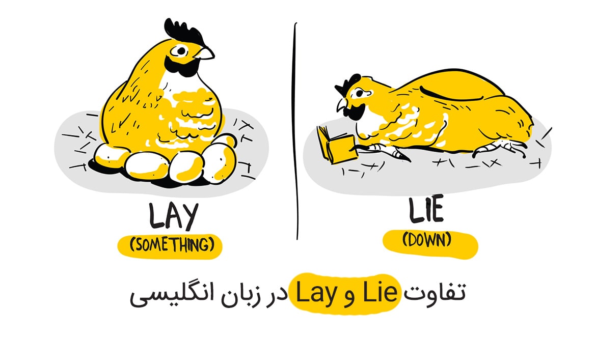 تفاوت بین "Lay" و "Lie" در انگلیسی