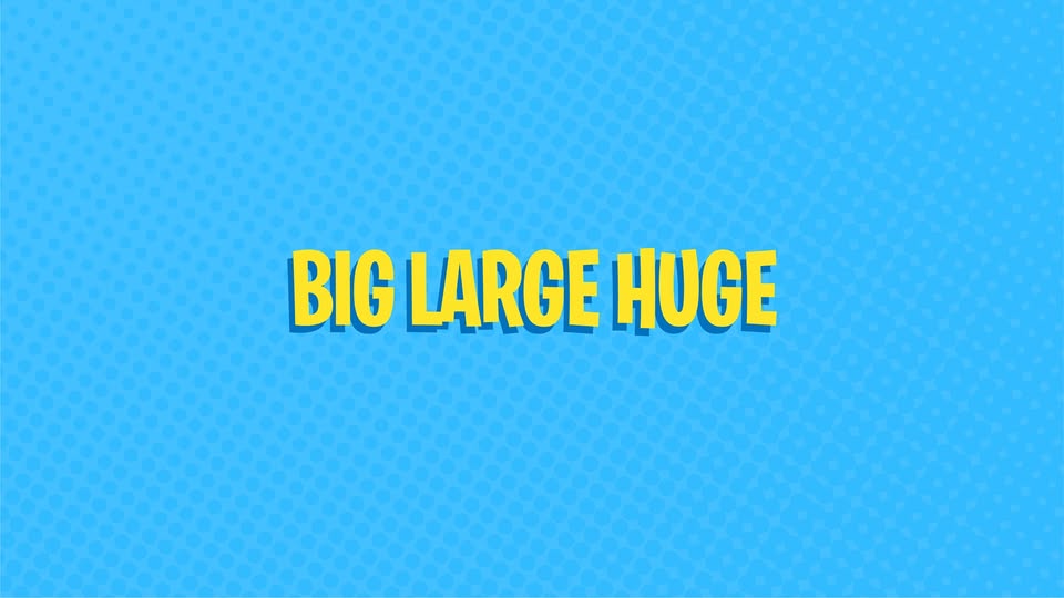 تفاوت کلمات مترادف "Big," "Large," و "Huge" در زبان انگلیسی